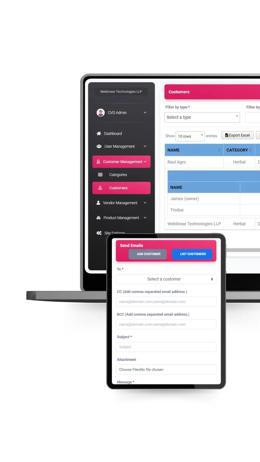 Sales CRM for Export Import Business