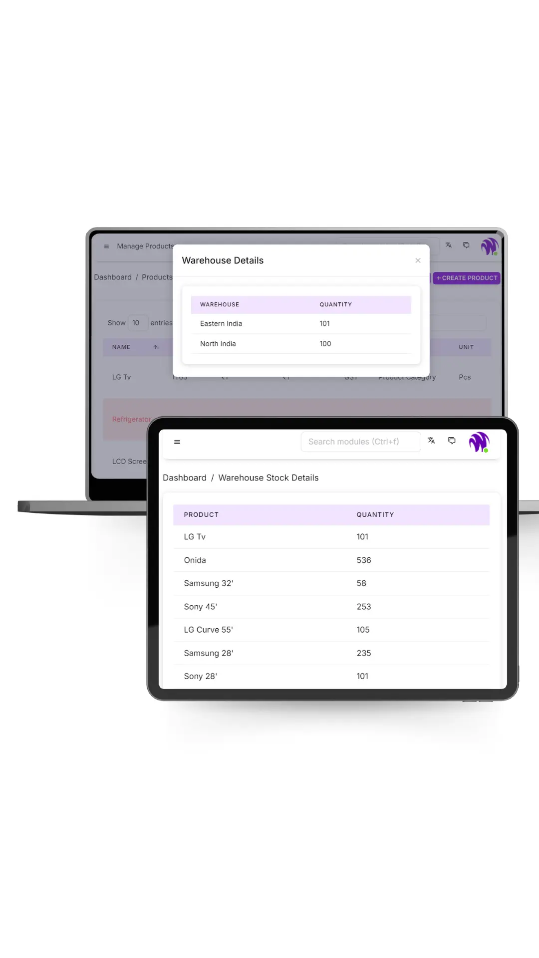 ware house management software for manufacturers